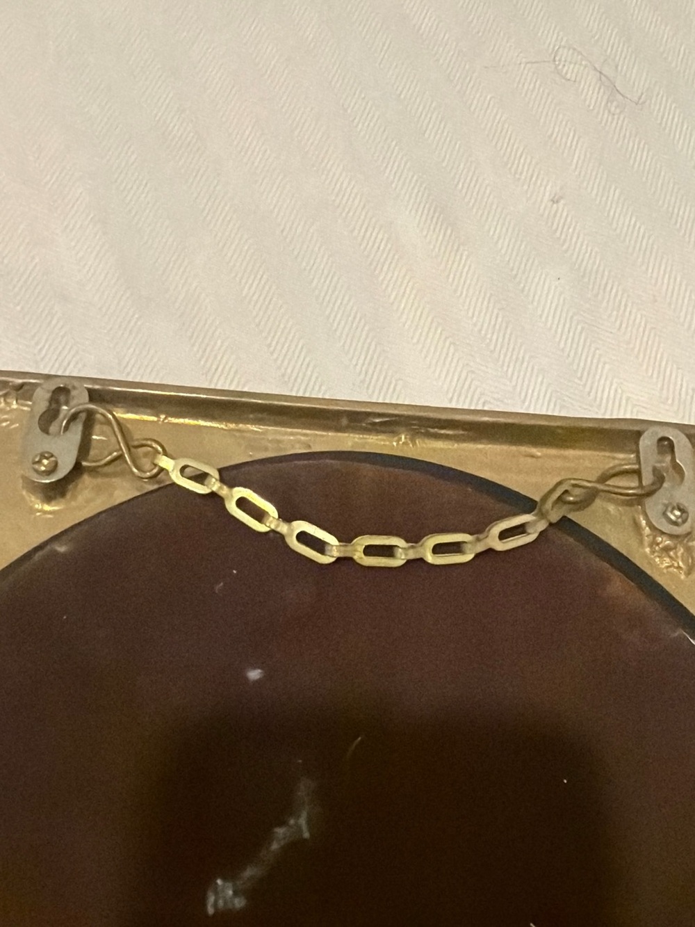 Vintage Stunning Rare Art Nouveau Brass Daffodil Floral Mirror - Picture 11 of 12